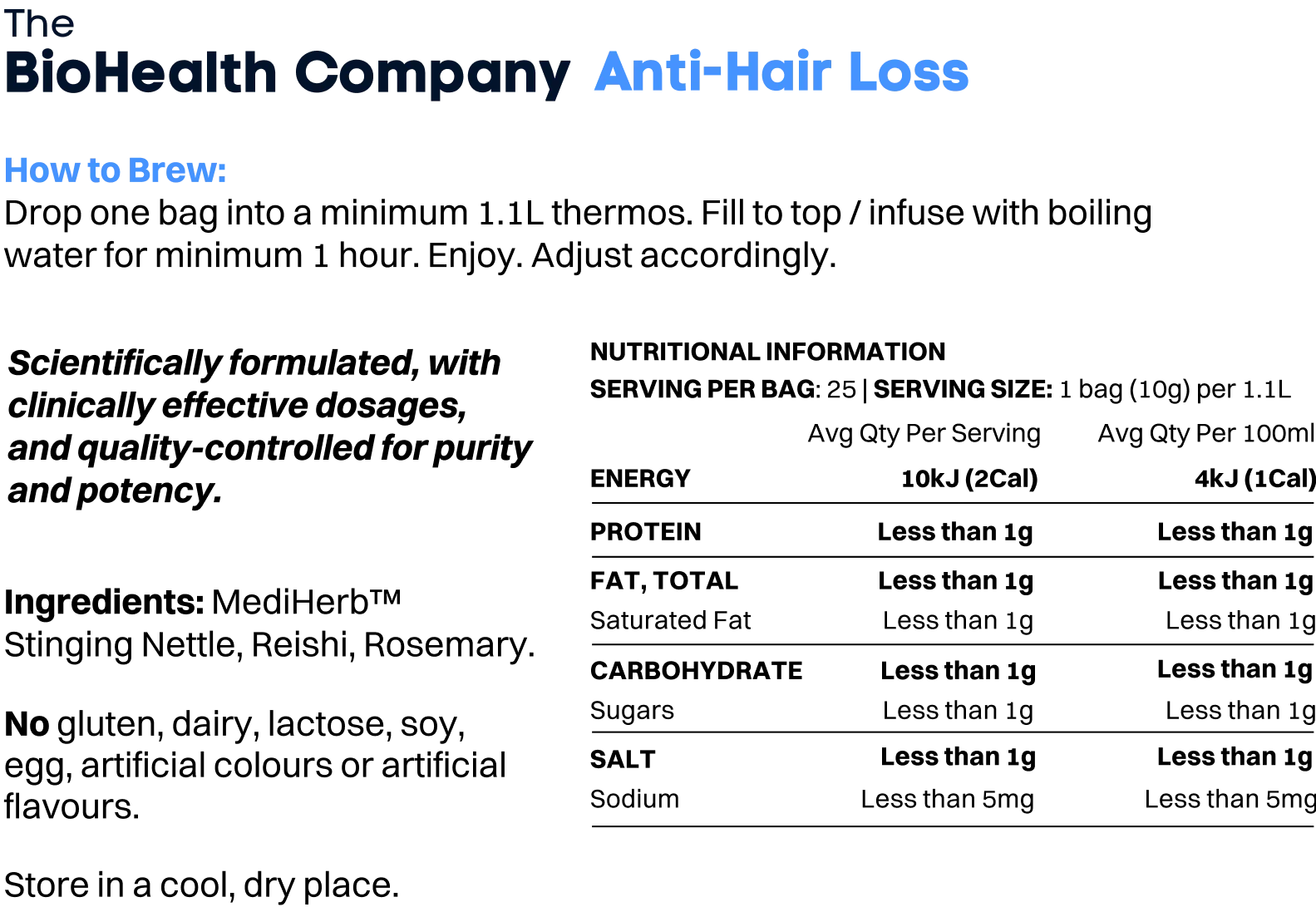 Hair & Prostate Bags Men additional image